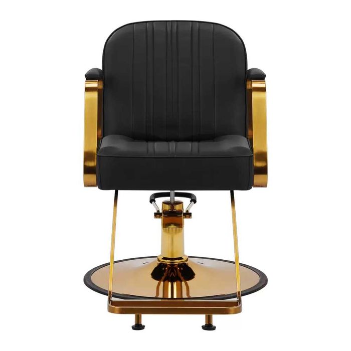Фризьорски стол Acri Gold - сив/черен