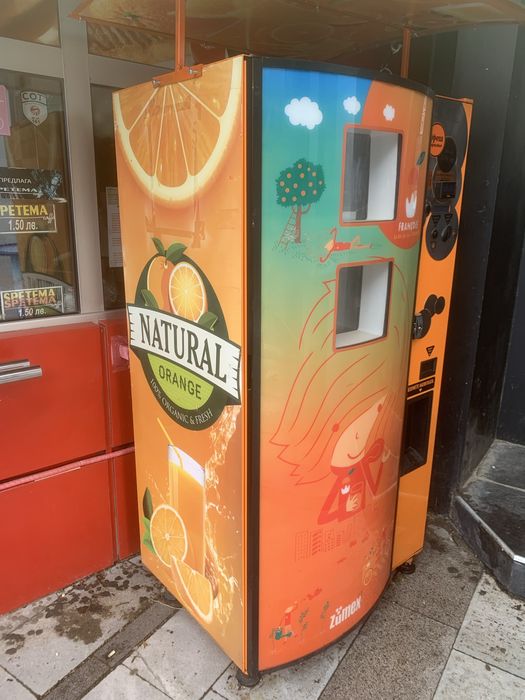 Zumex вендинг портокал