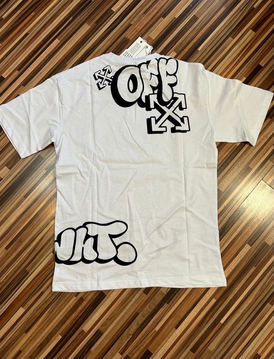 Tricou Off White nou alb