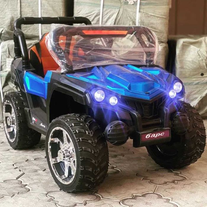 Багги Детская машина с пультом и мягким-бесшумными баллонами
