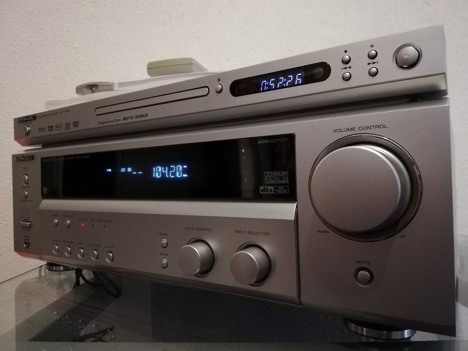 Linie  KENWOOD amplificator KRF-V5090/cd-dvd player DVF3200 - Ca Noua