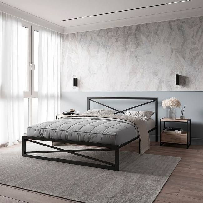 Двуспальная и односпальная кровать