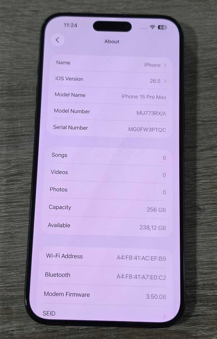 Apple iPhone 15 Pro Max 256GB