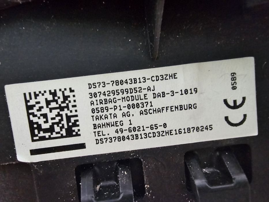 Airbag volan Ford Mondeo MK5 dupa 2014 cod DS73-78043B13