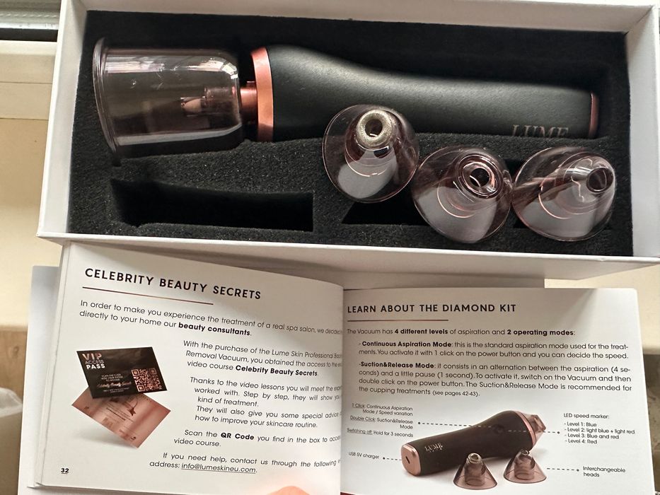 Aparat cu vacuum pentru puncte negre