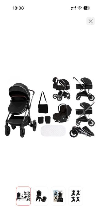 Продам коляску серового цвета