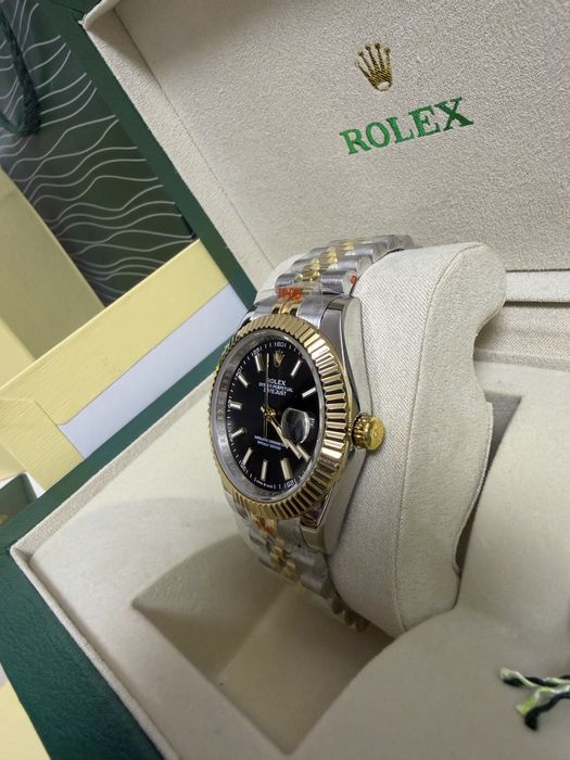 Ceas Rolex DATEJUST 40mm/Semigold/Black Dial