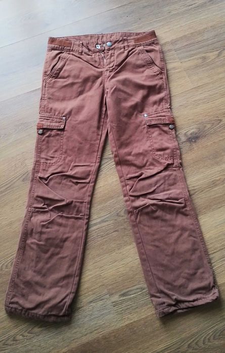 Ватиран зимен панталон 100% памук, р-р 146-152, 10-11 години, като нов