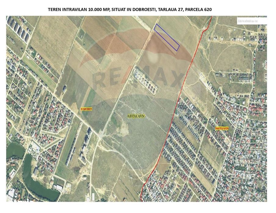 Teren intravilan 10000mp | Dobroești | Oportunitate de Investiție