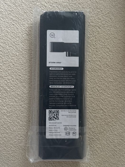 Новый WHOOP 4.0 Hydroknit Storm Grey