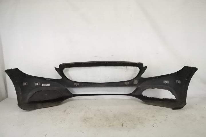 Оригинална предна броня със сензори и лява решетка на проектора в добр