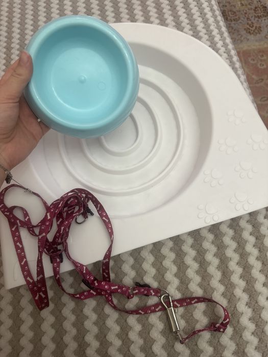 Кошачий туалет миска шлейка