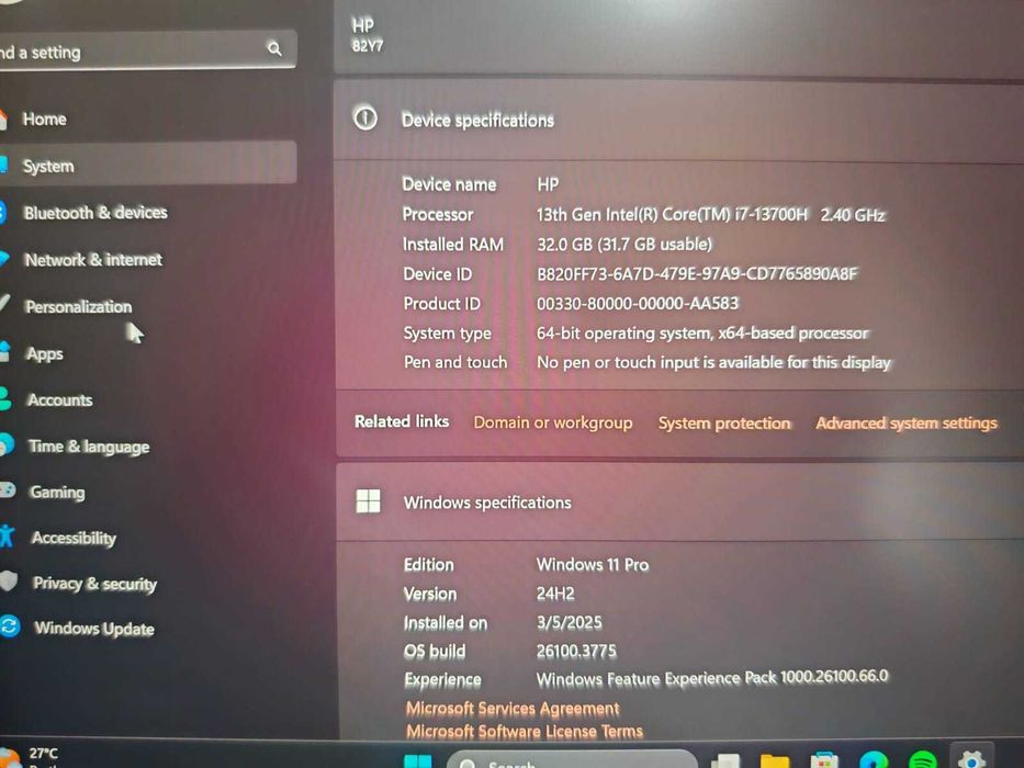 Laptop Lenovo Yoga Pro 7 14IRH8 procesor Intel Core i7-13700H - 14.5"