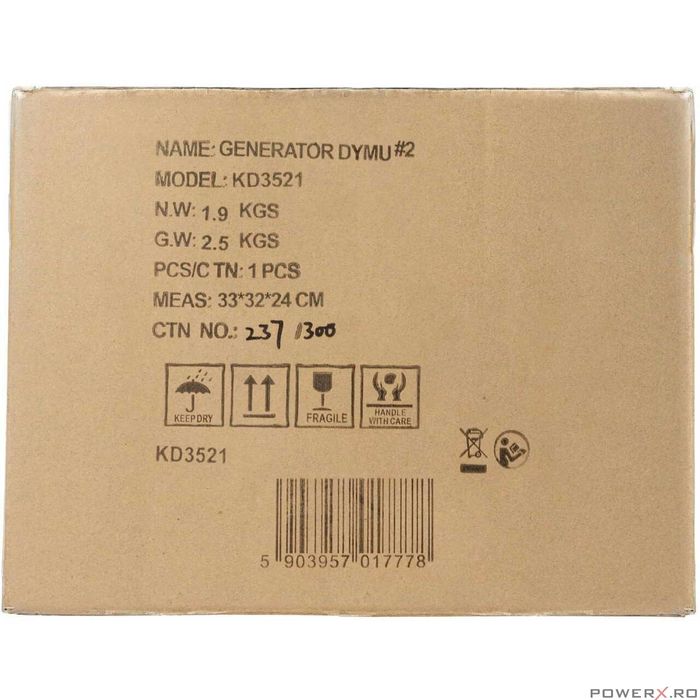 Detector scurgere cu fum pentru verificarea etanseitatii sistemelor de