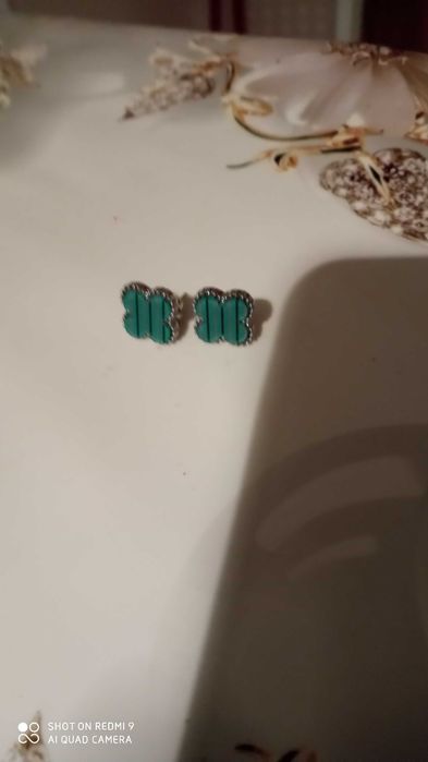 Серьги серебрянные,серьги,,Клевер,,