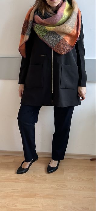 Ново елегантно черно палте H&M