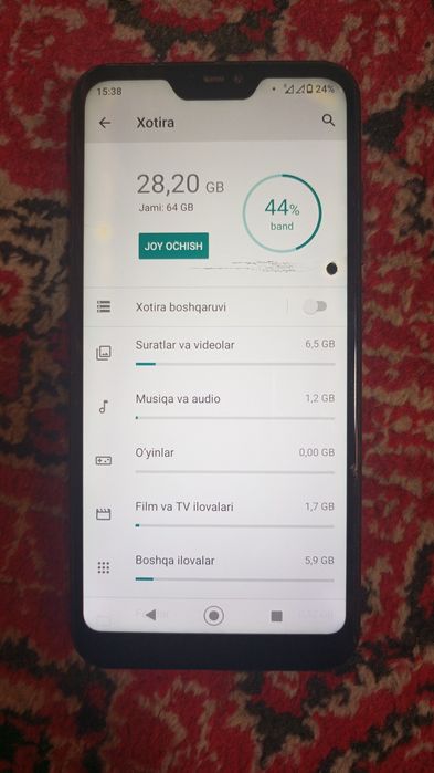 Mi A2 Lite telfon