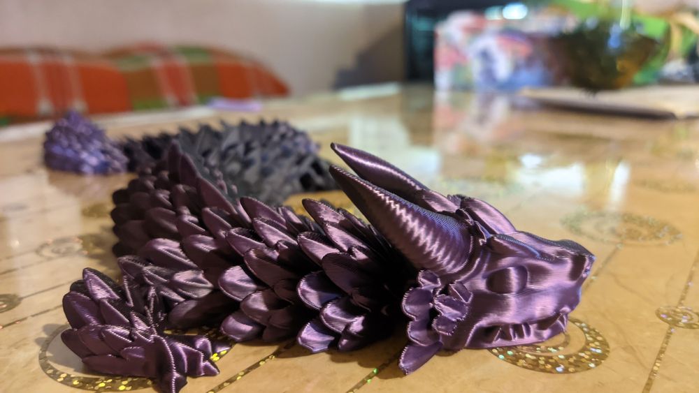 Артикулиращ Дракон! Уникален цвят!