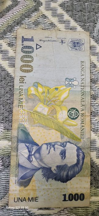 Vand bancnote vechi anii 1966-2000 de 10,100,1000,5000,10000 lei