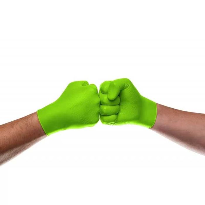 Автосервизни плътни и дебели нитрилни ръкавици