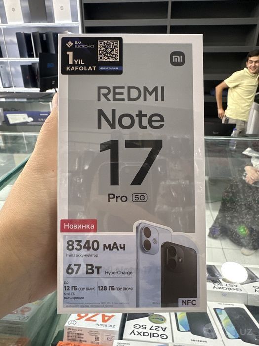 Note 17 Pro 5G  Naqt va Nasiyaga