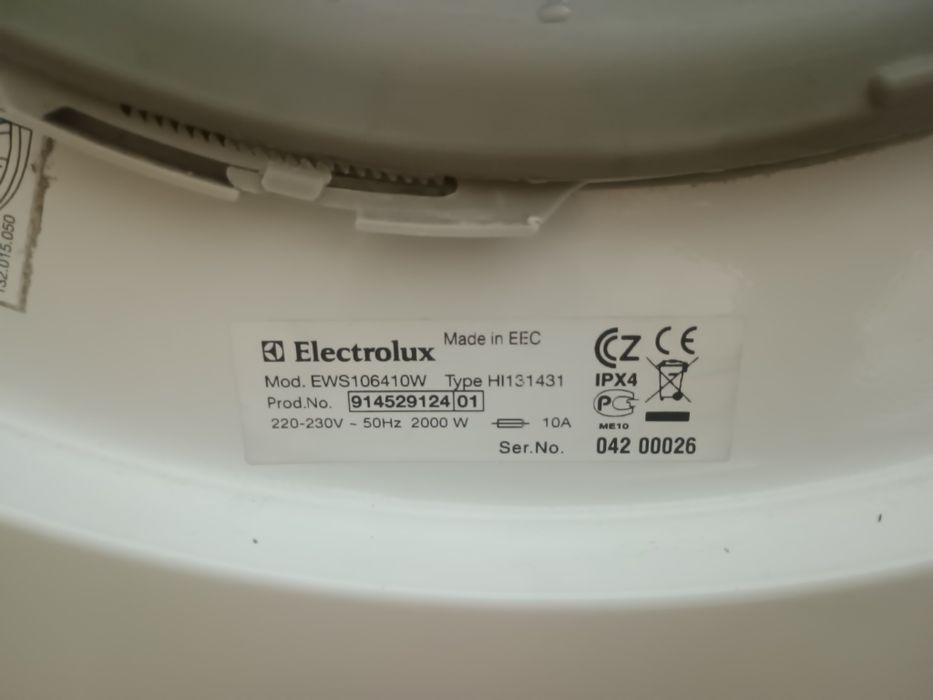 Пералня Electrolux EWS 106410 W
