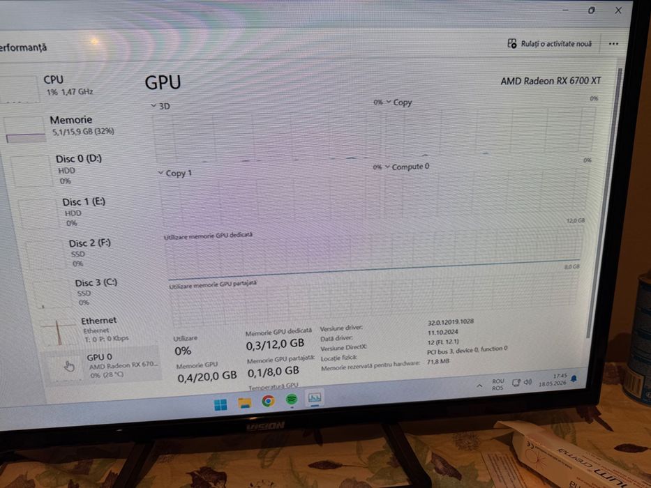 PC Gaming i7-10700K + RX6700 XT 12Gb
