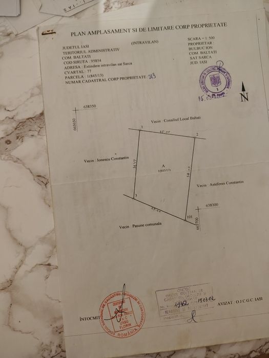 Teren intravilan zona sarca preț  parc fotovoltaic