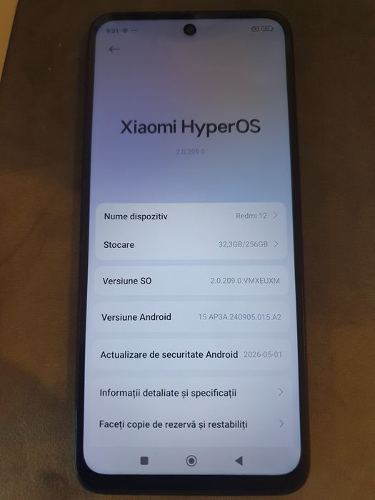 Vand xiaomi Redmi 12 8 Gb ram, 256 Gb memorie
