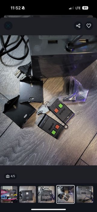 Alarma casa cu 2 telecomenzi  Și o cheie