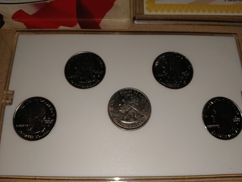 Набор монет США.