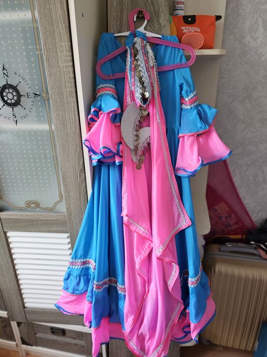 Платье фольк для восточных танцев