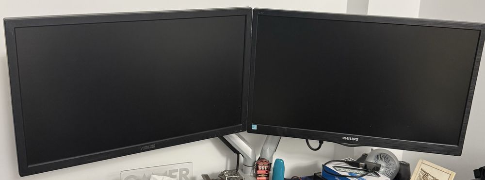 Monitoare de 24 inch 60 hz unu asus si unh philips