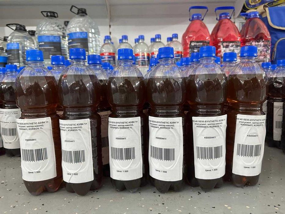 Купить масло 10W40 полусинтетика. Разлив. Караганда. Автомаркет