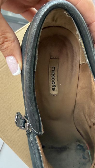 Ботильоны коженные