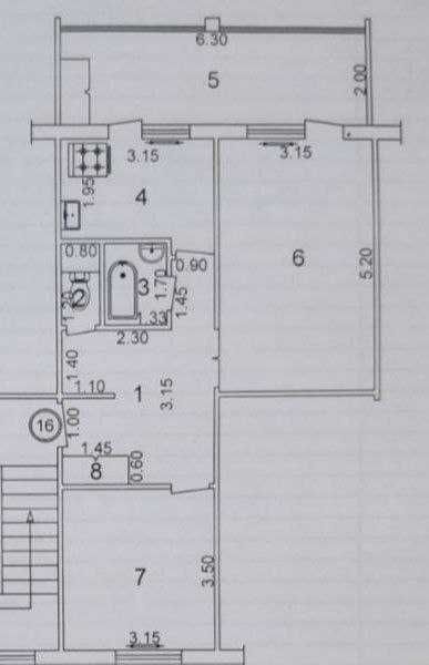 ИПОТЕКА Продается 2 х ком кв массив ТТЗ-4 №248 Жамила