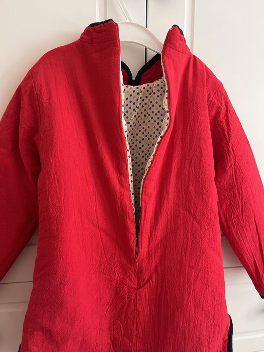 Детско червено есенно преходно яке