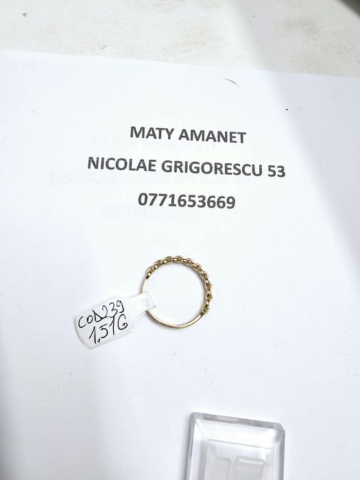 Maty Amanet Inel Dama din aur 14 k 1.51 g cod 239