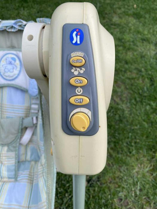 Електрически музикален шезлонг-люлка