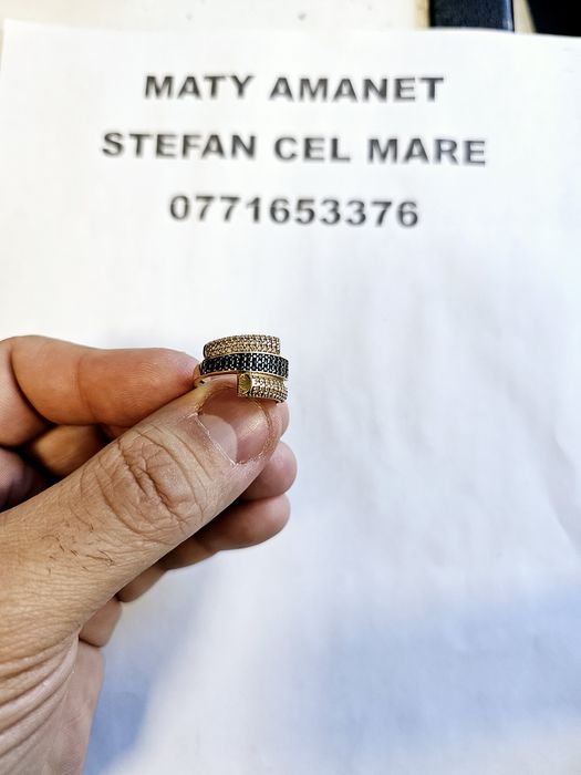 Vand inel dama din aur 14 k 3.8 g cod 625