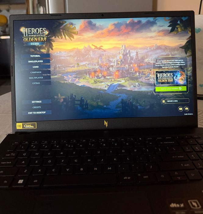 Гейминг лаптоп Acer Nitro, i5-13420H, 165Hz, 16GB DDR5, 512GB SSD, 4050 6GB,