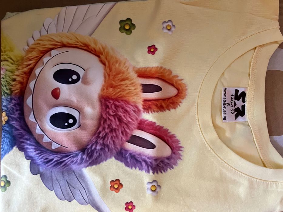 Тениска с лабубу