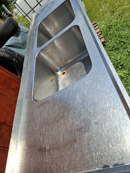 Chiuveta dublă inox