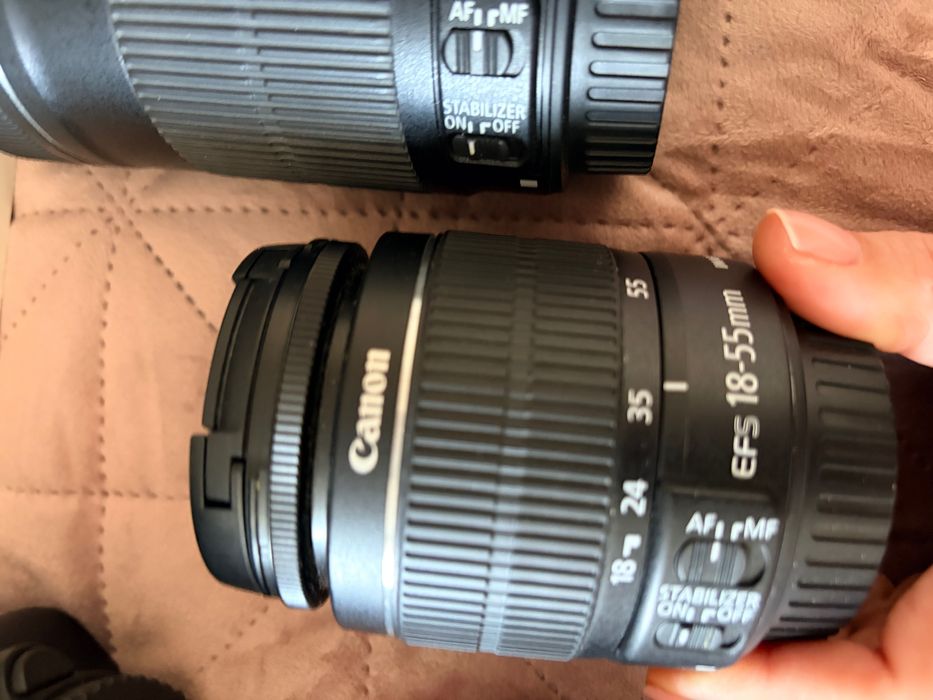 Canon EOS 1300D + обектив 55-250 mm