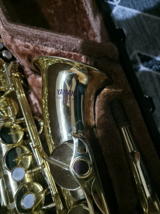 Алт саксофон Yamaha yas 32 purple logo made in japan