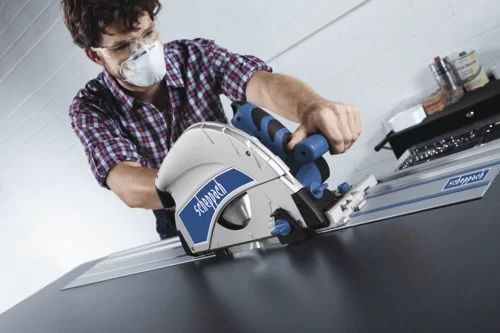 Ръчен потапящ циркуляр 1600W, 210мм Scheppach PL75 /