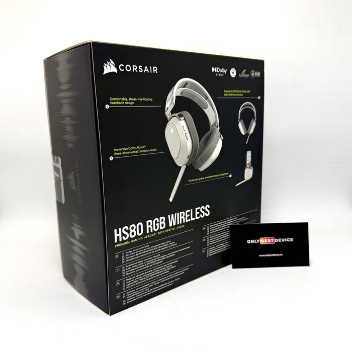 Casti Gaming Corsair HS80 RGB Wireless