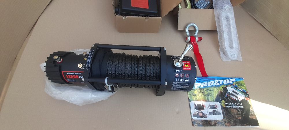Ел лебедка 13500LBS за джип и пътна помощ