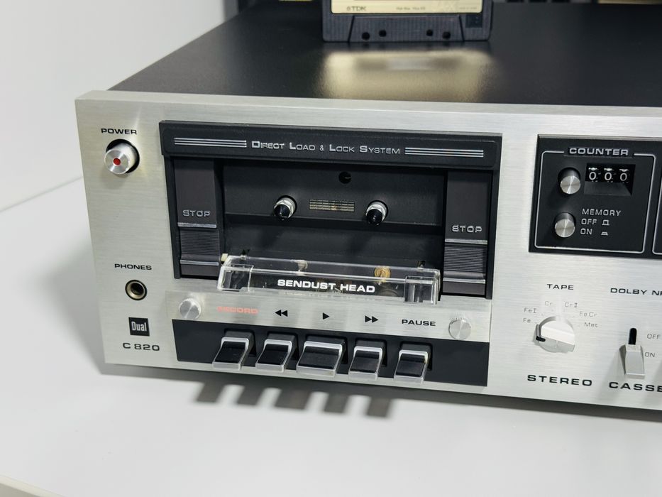 Deck de colecție DUAL C820,dolby,Mpx,Selector Tape,JAPAN,sunet