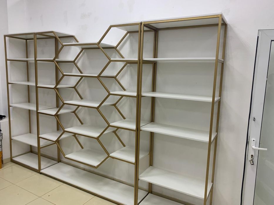 Стеллаж лофт стильде 3 бөлек